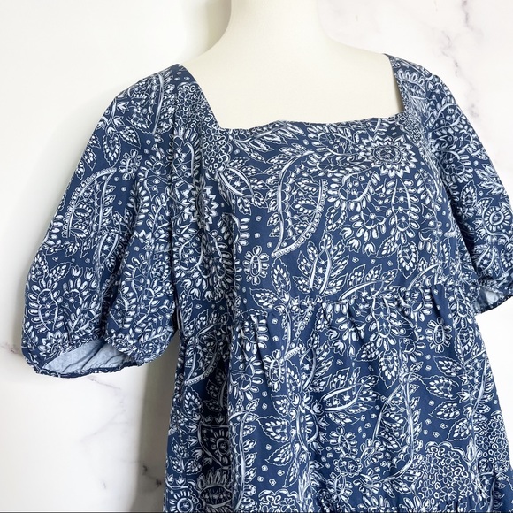 Madewell Blue Floral Dress - Picture 8 of 15